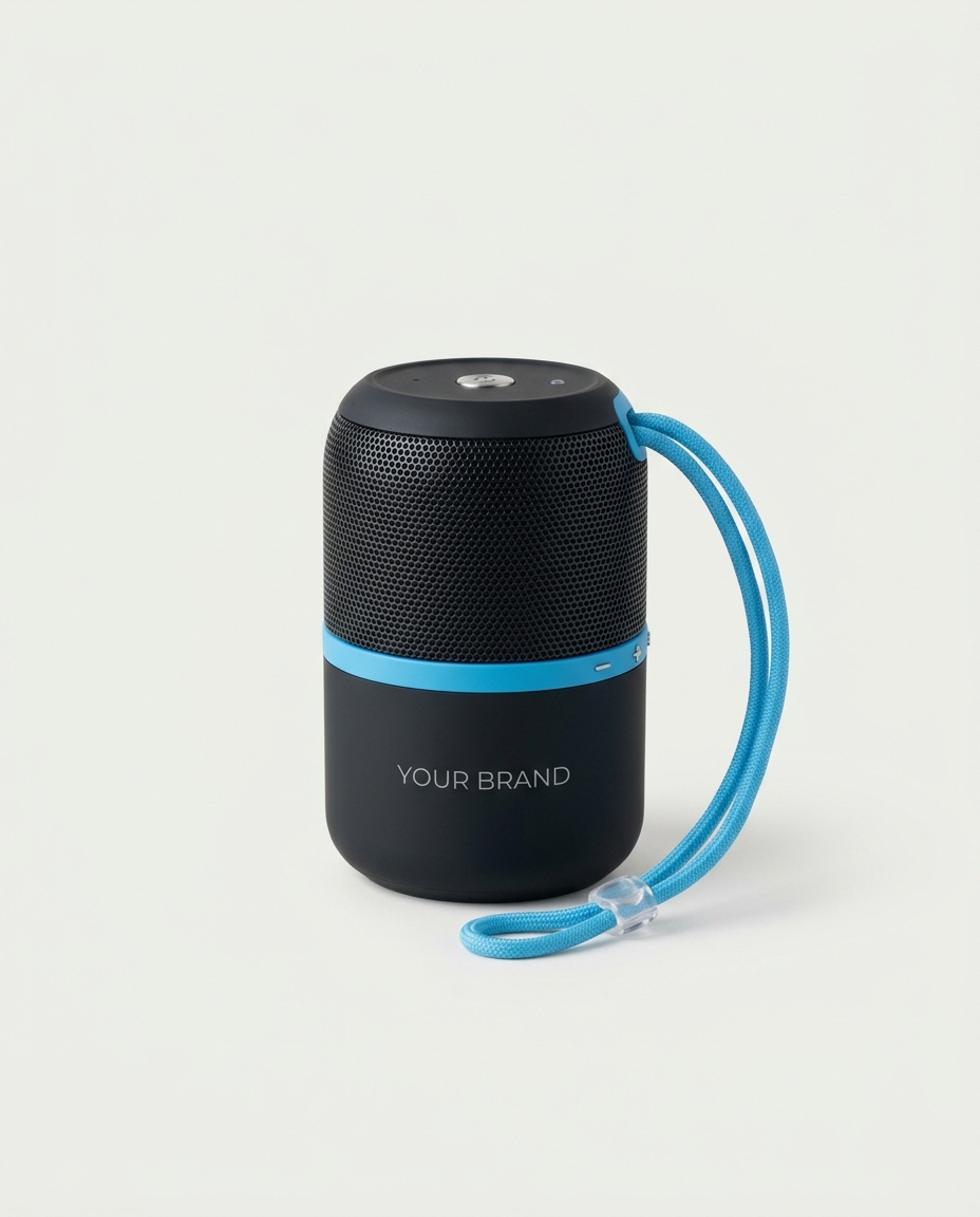 A small portable bluetooth speaker