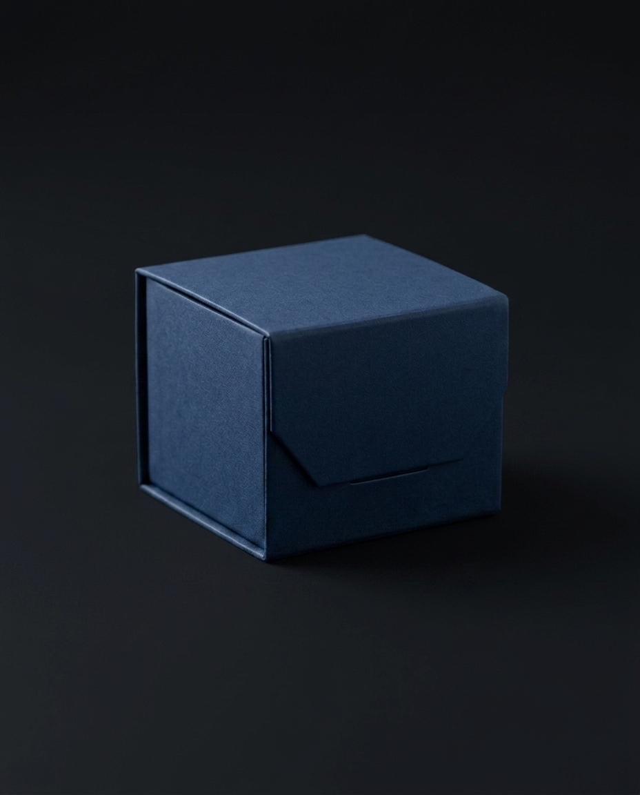 Small luxury folding gift box with magnetic closure, capability example